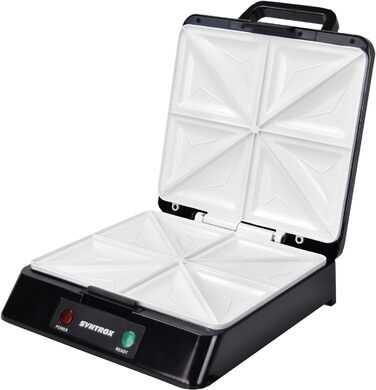 Сендвічниця Syntrox Germany SM-2000W XXL з керамічним покриттям на 4 сендвічі