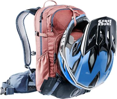 Велосипедний рюкзак Deuter Attack 20 з протектором, 20 л, червоно-синій