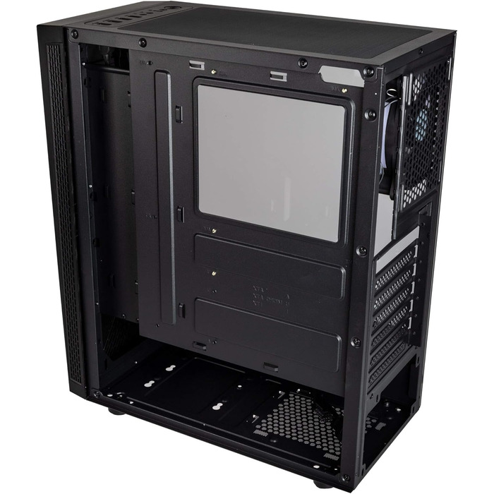 Корпус для ПК KOLINK Void RGB Midi Tower з гартованим склом, ігровий комп'ютерний корпус з підсвічуванням, вентилятор у комплекті