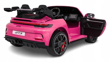 Дитячий двомісний електромобіль Porsche 911 GT3 з блискітками, 4x20