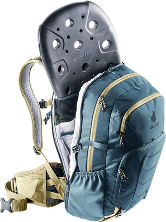 Велосипедний рюкзак Deuter Attack 20 з протектором, 20 л, Atlantic-Desert