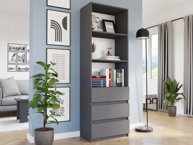 Стелаж Framire, 60 x 180 x 30 см, антрацит