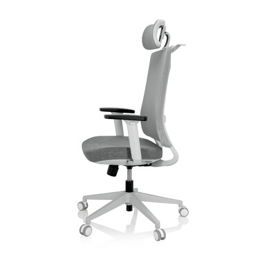 Офісне крісло COMFIO WMH з сірої сітчастої тканини / тканини hjh OFFICE