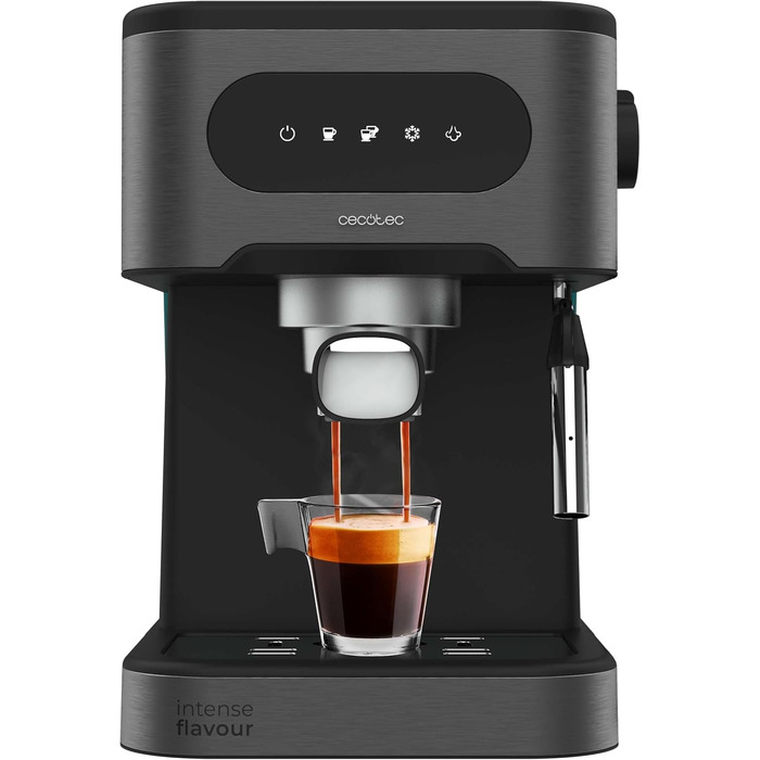 Еспресо-машина Cecotec Power Espresso 20 Coldbrew: еспресо, капучино, кава холодного типу, 20 бар, професійна якість для дому