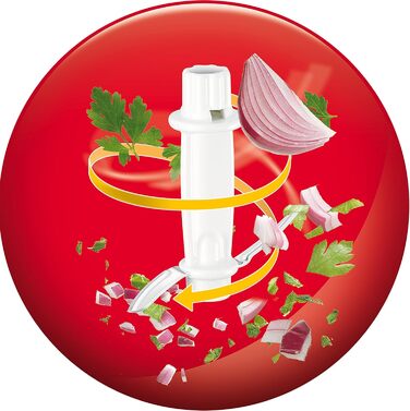 Подрібнювач Moulinex Mini Chopper Elektro Moulinette DJ300110 - компактний, 270 Вт, білий