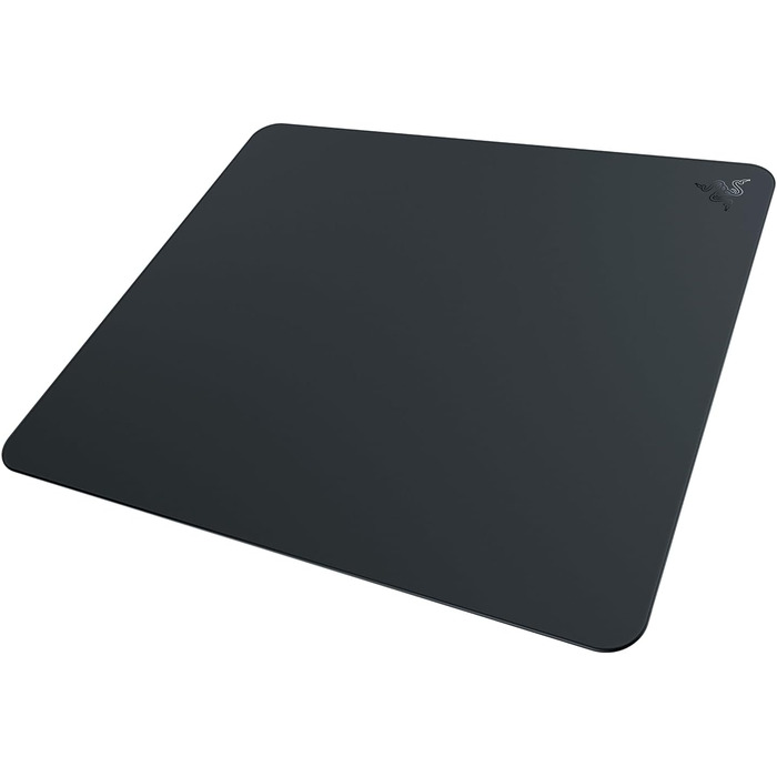 Скляний килимок для миші Razer Atlas — преміум ігровий килимок із загартованого скла, мікрогравірована гладка поверхня, стійкість до бруду та подряпин, чорний (450 x 400 x 5 мм)