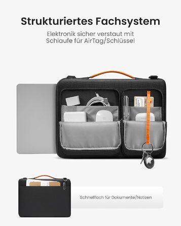 Захисний чохол-сумка tomtoc 360° для MacBook Pro 16" (M1/M2/M3/M4/M5 Pro/Max), чорний