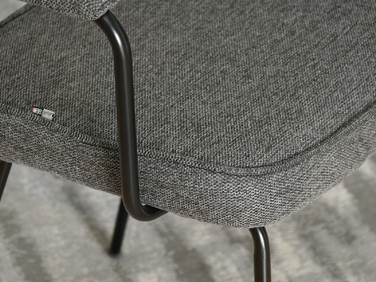 Стілець Mebel-Partner, тканина, сірий, 1 шт.