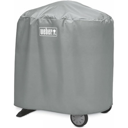 Чохол для гриля Weber Q1000/2000 з підставкою, водонепроникний, дихаючий, захист від ультрафіолету, сірий, з липучкою (7177)