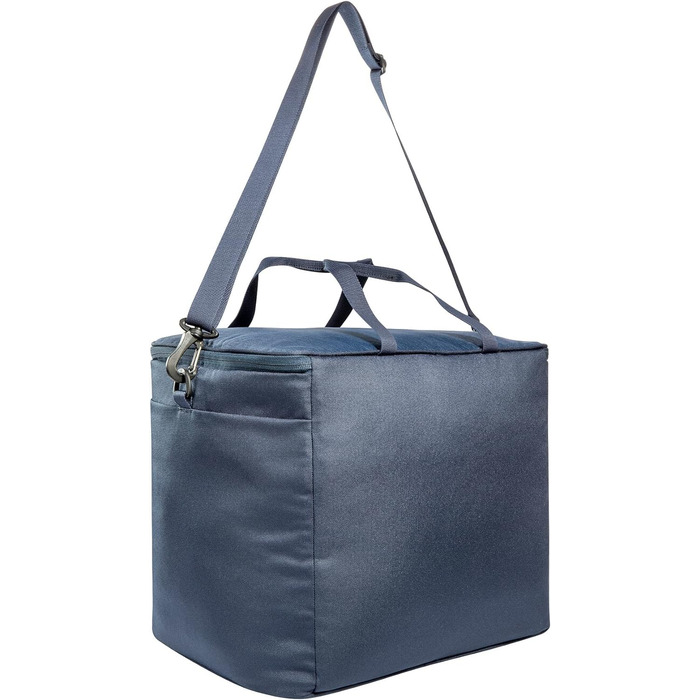 Термосумка Tatonka Cooler Bag L 25 л, ізотермічна, для зберігання продуктів, з внутрішньою кишенею для акумуляторів холоду, ручками та знімним плечовим ременем, 37x27x30 см, синя