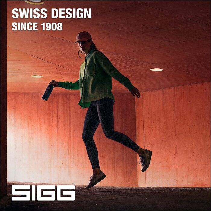 Термобутилка SIGG Meridian Sumatra Tiger 0.5 л, нержавіюча сталь, бамбукова кришка, герметична, BPA-free, пластик без, подвійні стінки