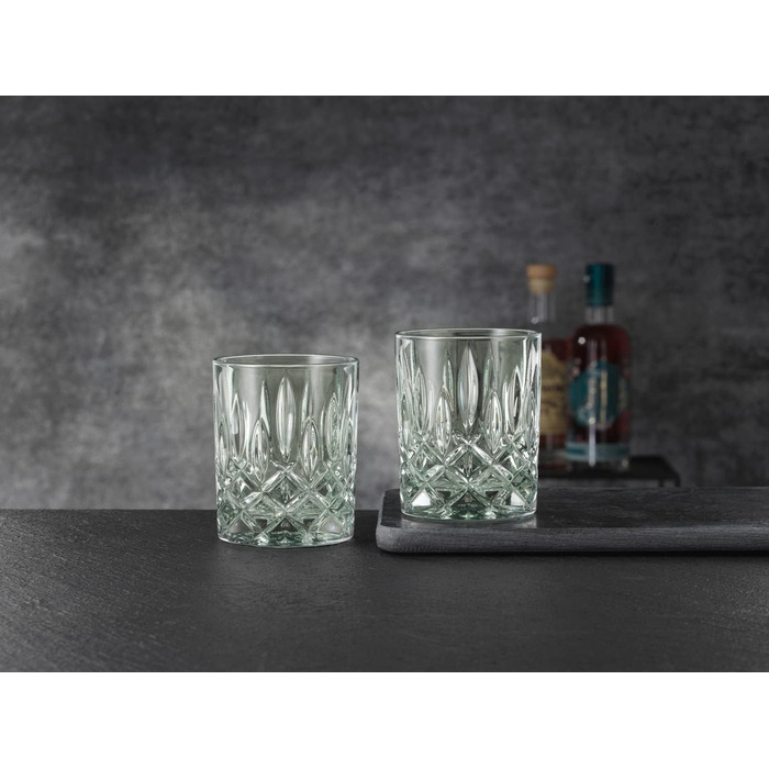 Набір склянок для віскі Spiegelau & Nachtmann Noblesse Fresh Mint, 4 шт, кришталеве скло, 295 мл, зелені