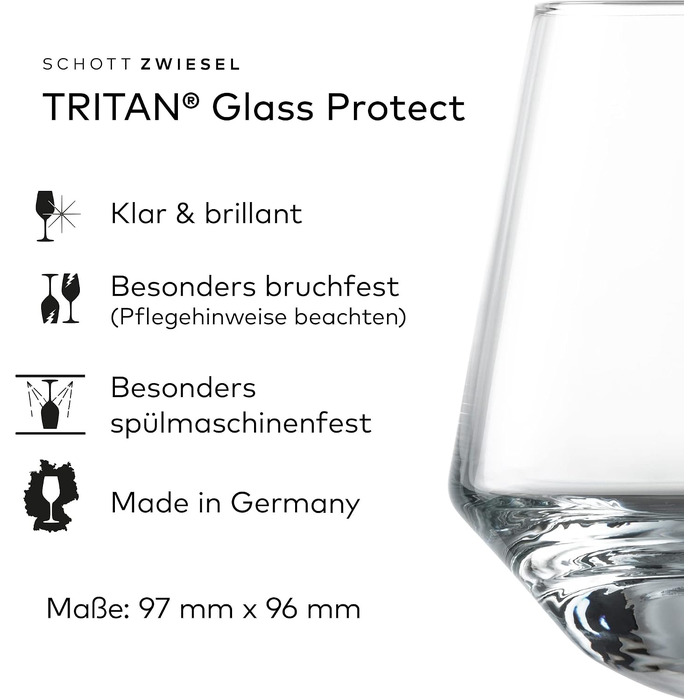 Набір келихів для коктейлів SCHOTT ZWIESEL Dancing Tumbler Bar Special, кришталь Tritan, 4 шт, Німеччина