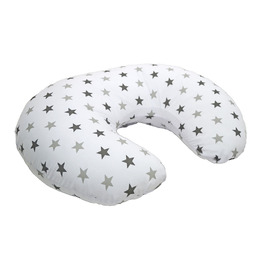 Подушка для годування Cuddles Collection Twinkle Star срібляста - зручна та безпечна для мами та малюка