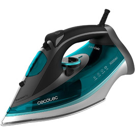 Парова праска Cecotec Fast&Furious 5040 Absolute 3000 Вт, 65 г/хв, 230 г/хв паровий удар, керамічна підошва Turbo Slide, Eco-режим, автовідключення, захист від протікання