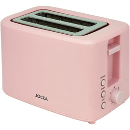 Тостер JOCCA Nature на 4 скибки, 7 режимів, розморожування, підігрів, анулювання, широкий слот, збір крихт, чорний