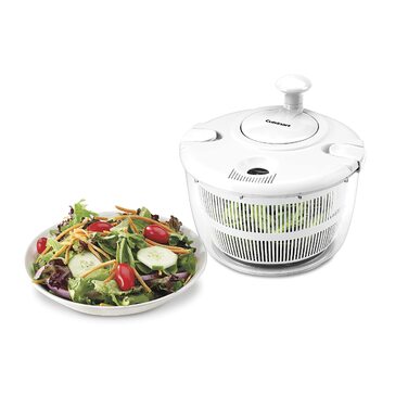 Салатниця-сушарка Cuisinart CTG-00-SAS велика 5л, біла - для миття, віджимання та сушіння салату, фруктів та овочів
