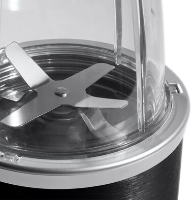 Смузі-блендер Nutribullet Pro 900 Вт, компактний, з чашею 700 мл, електричний міксер для смузі, чорний, легке очищення