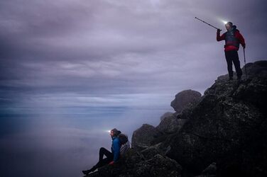 Ліхтар налобний Petzl Actik сірий універсальний, LED, для туризму та спорту