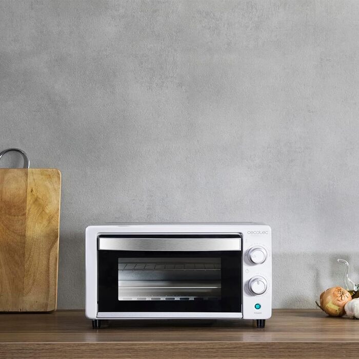 Міні-піч Cecotec Bake&Toast 1090 White 10л, 1000 Вт, таймер 60 хв, до 230°C, біла