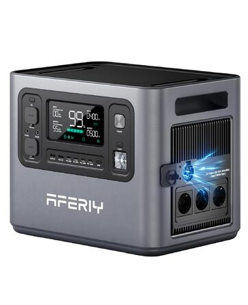 Портативна електростанція AFERIY 1800W 1024Wh з можливістю розширення до 5120Wh для кемпінгу та дому
