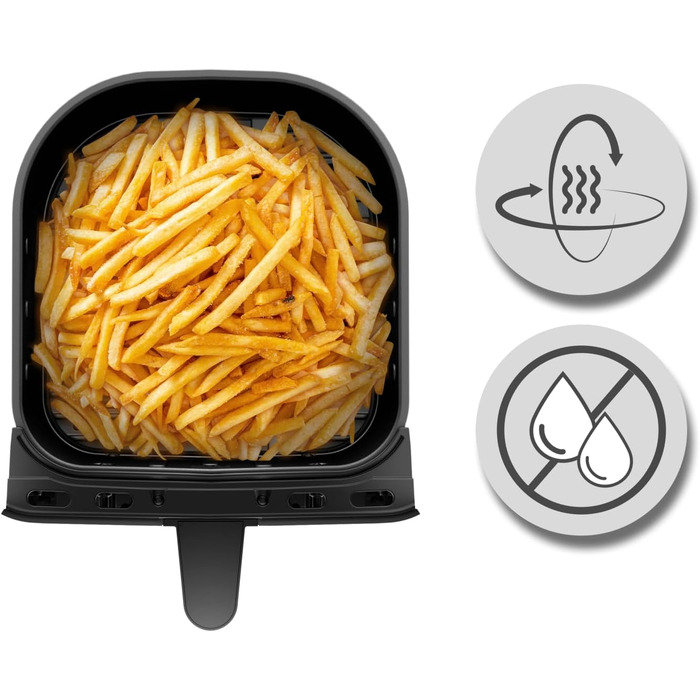 Аерофритюрниця WMF Multi Taste Airfryer, 1550 Вт, 4.6 л, 8 програм, чорна