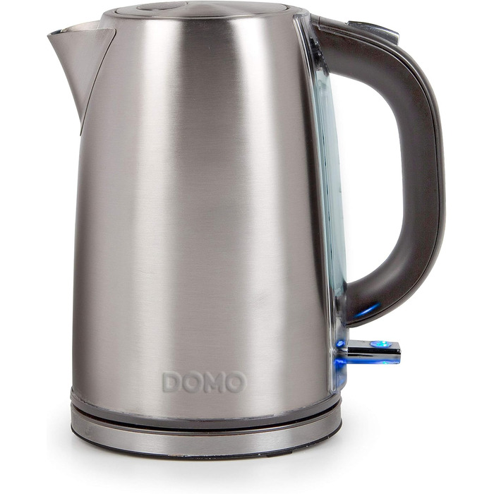 Електрочайник Domo DO448WK 1,7 л, нержавіюча сталь, сріблястий