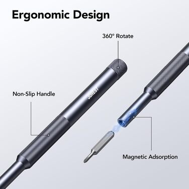 Набір викруток JOREST Mini Elektro 38-в-1 магнітний прецизійний для ремонту iPhone, ноутбуків, дронів, подарунок для чоловіків, тата