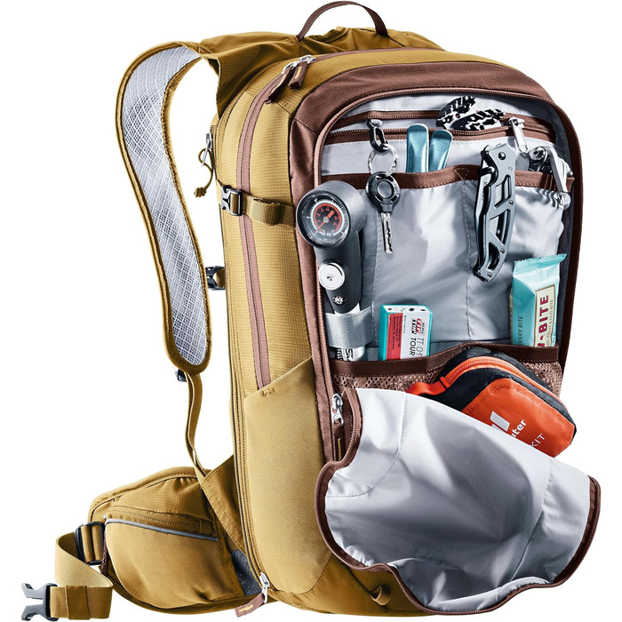 Жіночий велосипедний рюкзак Deuter Compact EXP 12 SL, 12 л, колір фіолетово-бежевий (raisin-almond)