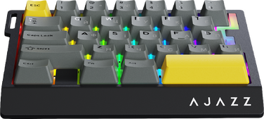 Дротова магнітна клавіатура Ajazz AK029 Ice lsland Magnetic Switch (AK029-I-BY)