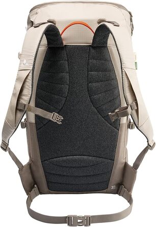 Міський рюкзак VAUDE CityGo 30 л бежевий, водонепроникний рюкзак для чоловіків та жінок, легкий міський деньпак з відділенням для ноутбука, ролтоп для міських подорожей та щоденного використання