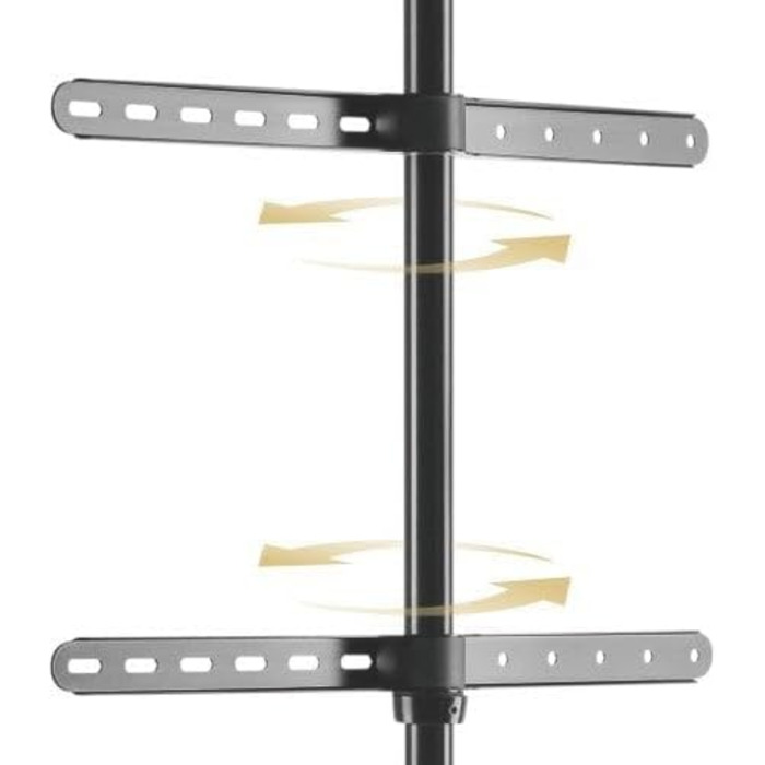 Підставка для телевізора TECHLY 49-70 дюймів для LCD/LED/Plasma, темний горіх