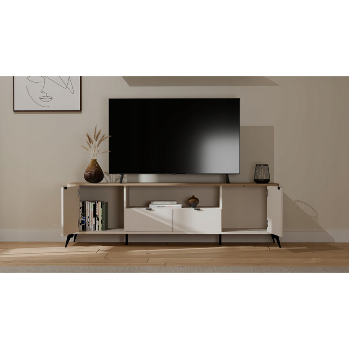 ТВ-тумба TopEshop, 186 см x 55 см x 43 см