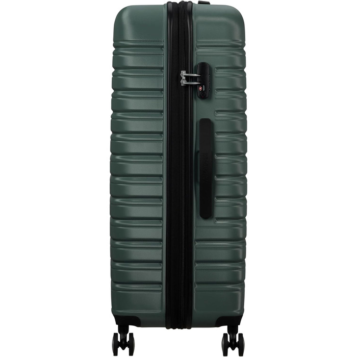 Валіза American Tourister Flashline Spinner L 78 см, 100/109 л, зелена (Dark Forest), жорсткий корпус