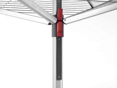 Vileda Sun-Lift Compact сушарка для білизни, 40 м, регульована висота 1,55-1,72 м, Easy-Lift, 8 тримачів, чохол UV, сіра, еко-упаковка