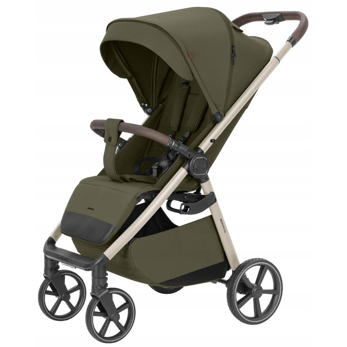 Дитячий прогулянковий візок CARRELLO BRAVO M/Lite, колір Flax Green