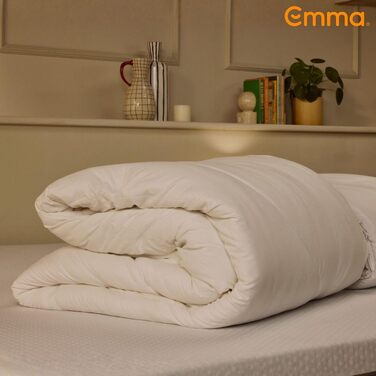 Ковдра Emma One Medium 135x200 см — всесезонна, дихаюча та гігієнічна, середній рівень тепла для осені та зими