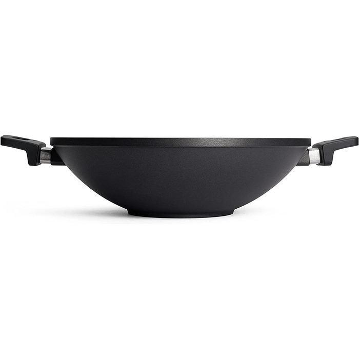 Woll Nowo Titanium Вок-сковорода з кришкою, індукційна, 36 см, 11 см, з 2 ручками, універсальна для всіх плит