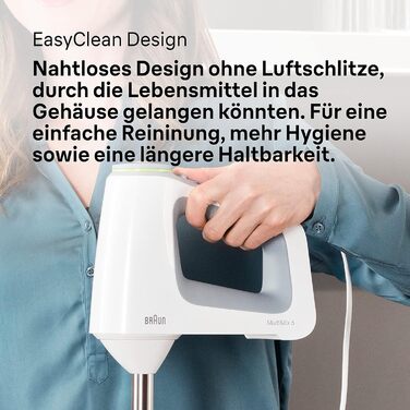 Блендер ручний Braun MultiMix 5 HM 5137 білий 750 Вт з насадками