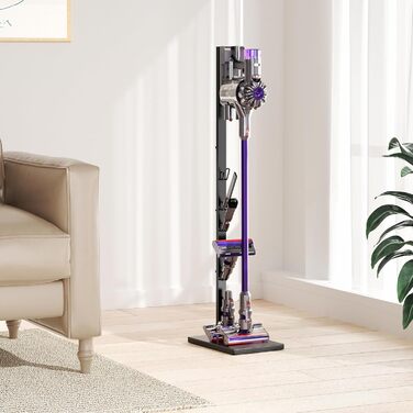 Підставка-органайзер для акумуляторних пилососів Dyson V15, V12 Slim, V11, V10, V8, V7, V6, Detect, Absolute, DC58, DC62, DC74 – тримач для аксесуарів, сумісний з Dyson