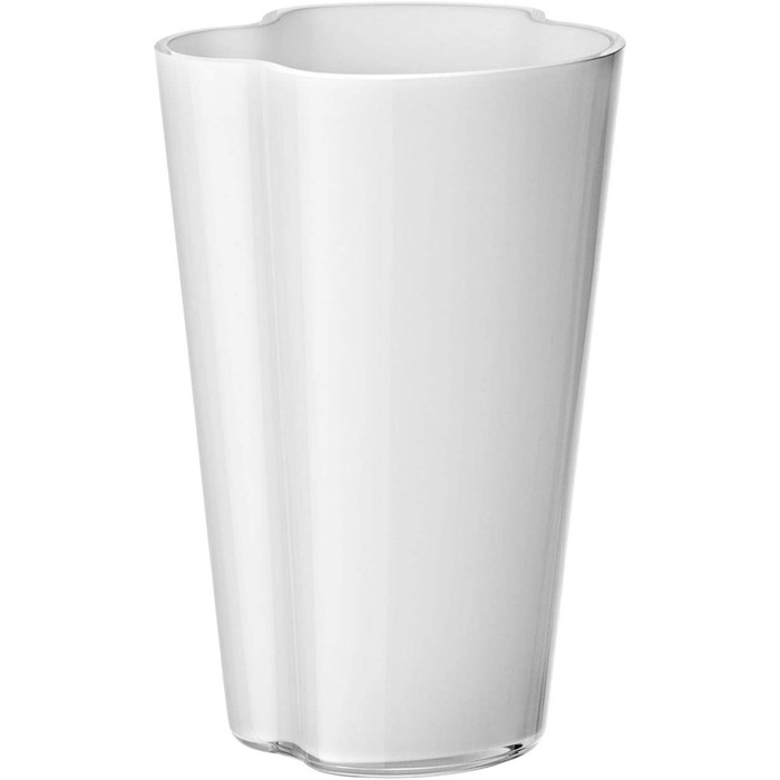 Ваза Iittala Aalto 220 мм біла скляна дизайнерська