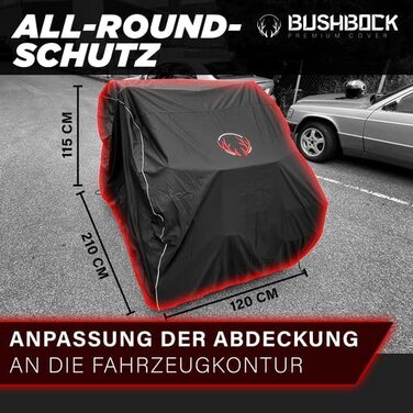 Чохол для квадроцикла BUSHBOCK XL, преміум, TPU, чорний, захисний, водонепроникний
