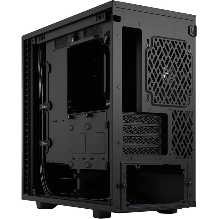 Корпус Fractal Design Define 7 Mini Black, алюміній/сталь, безшумний, Micro ATX, міні-тауер