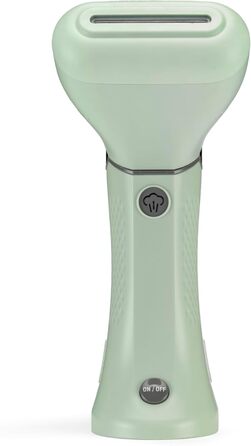 Ручний відпарювач для одягу Conair Power Steam Travel, компактний та складаний, 20 г/хв, з вішаком, для подорожей, зелений