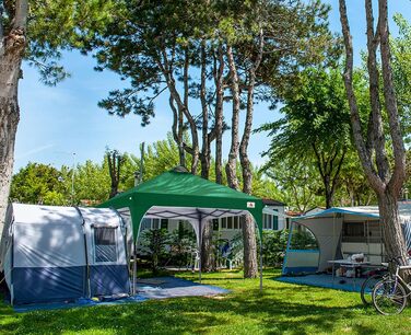 Павільйон садовий ABCCANOPY водонепроникний 3x3м, зелений Waldgrün, з сумкою для транспортування та комплектом кріплення