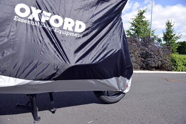 Водонепроникний захисний чохол для мотоцикла Oxford Aquatex Outdoor, чорно-сірий, розмір L