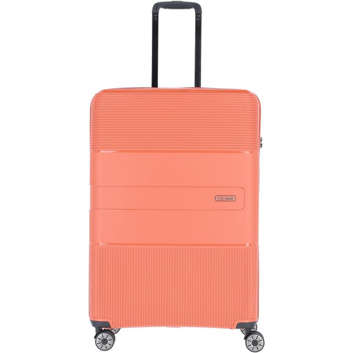 Валіза Travelite WAAL 76 см, жорсткий корпус, TSA замок, 98 л, теракота, на 4 колесах, з переробленою підкладкою