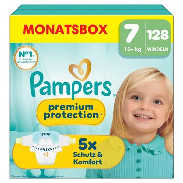 Підгузки Pampers Premium Protection розмір 6, 144 шт, для дітей від 13 до 18 кг, на липучках (запасна упаковка)