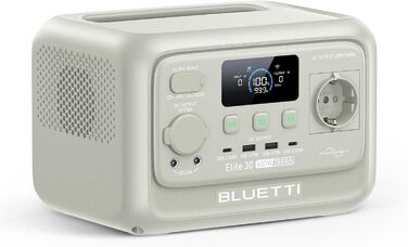 Портативна електростанція BLUETTI Elite 30 V2, ємність 288 Wh, номінальна потужність 600 W, пікова потужність 1500 W