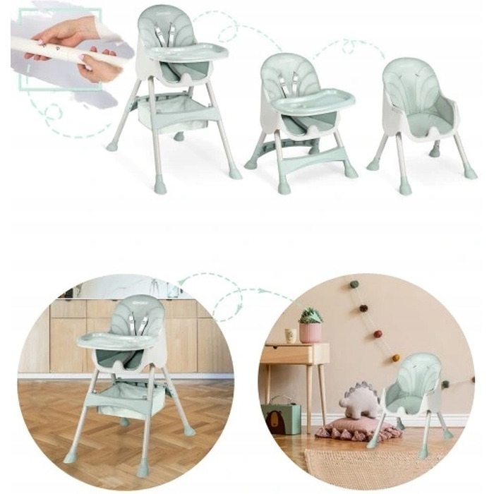 Стілець для годування RicoKids, 94 x 62 x 79 см